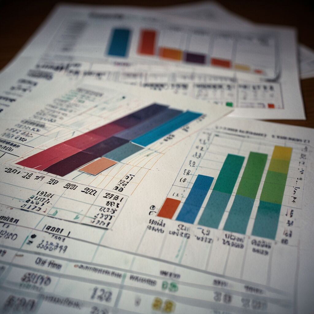 Traders analyzing stock market trends on mobile devices